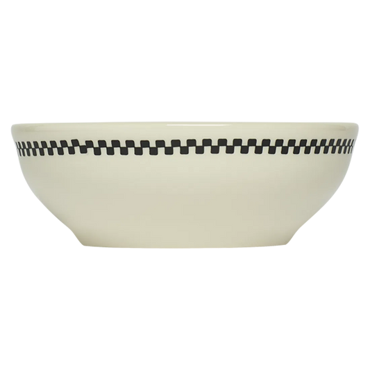 Checkerboard - Bowl versatile tableware, with a clean, polished finish and distinctive shape or artwork; useful for cereal, soup, snacks, sides, desserts, or everyday prep and serving. Alternate product view shows more of the shape, finish, and design details.