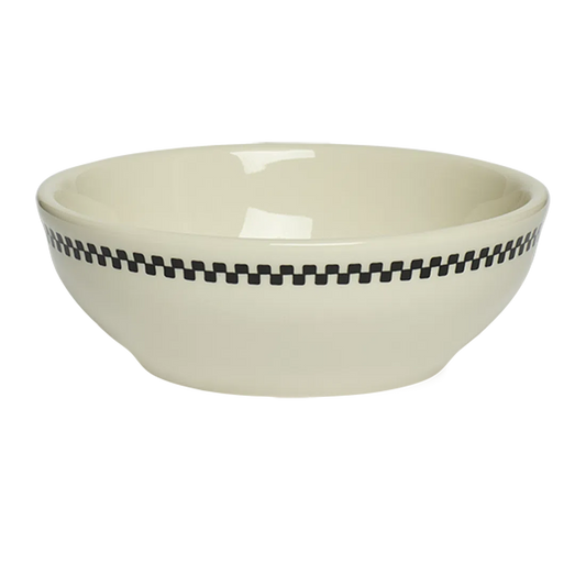 Checkerboard - Bowl versatile tableware, with a clean, polished finish and distinctive shape or artwork; useful for cereal, soup, snacks, sides, desserts, or everyday prep and serving. Primary product view highlights the overall design and proportions.