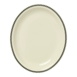 CHECKERBOARD - MEDIUM PLATTER (12.37