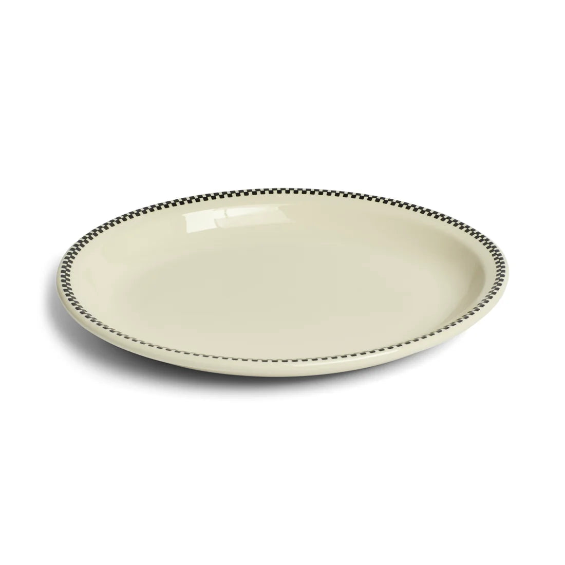 CHECKERBOARD - MEDIUM PLATTER (12.37")