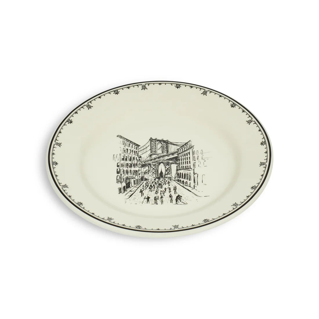 NYC TOILE - DUMBO PLATE (8.25")
