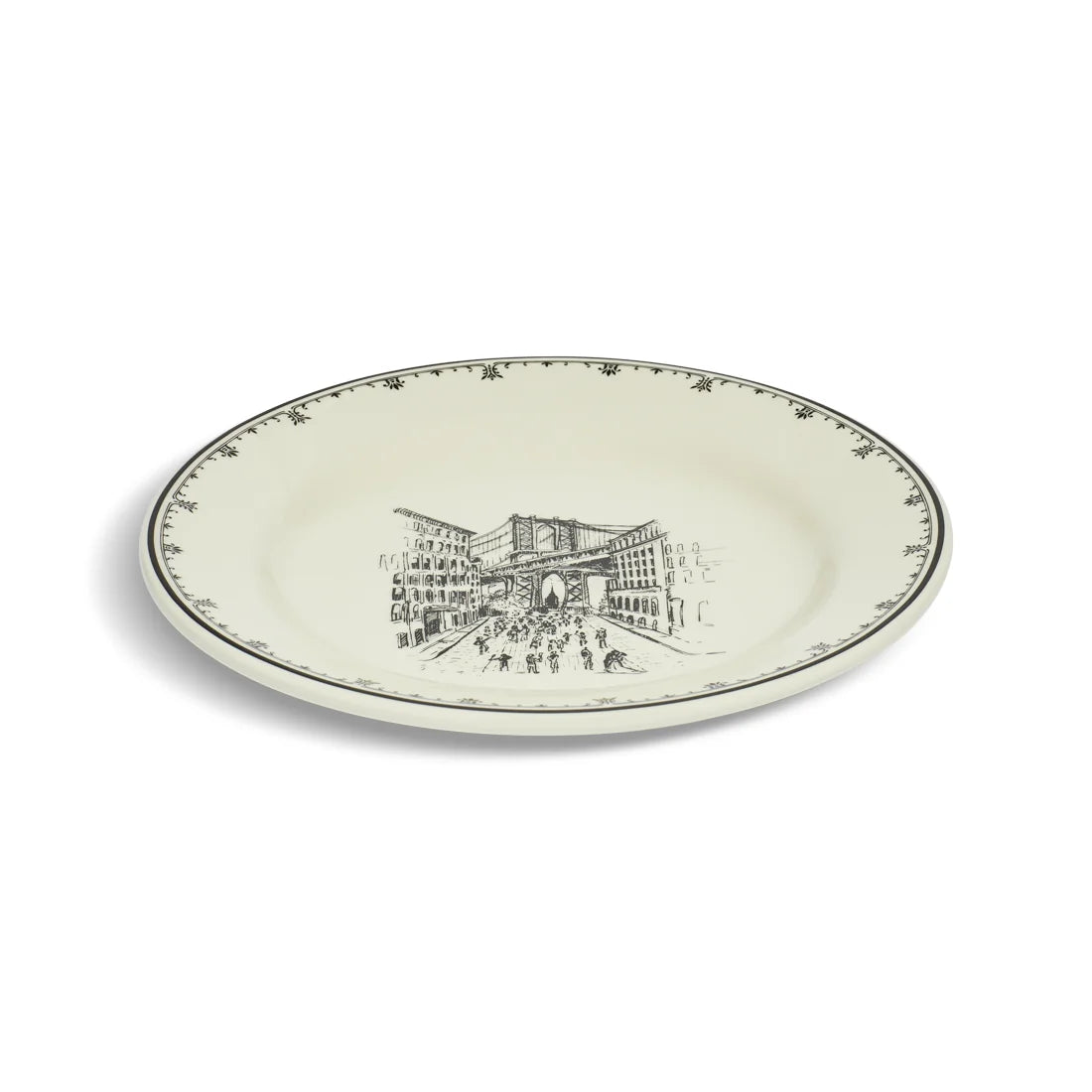 NYC TOILE - DUMBO PLATE (8.25")
