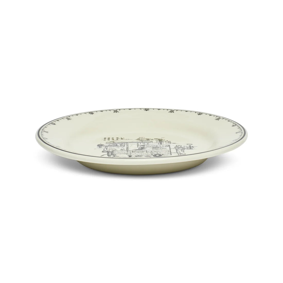 NYC TOILE - CART PLATE (8.25")