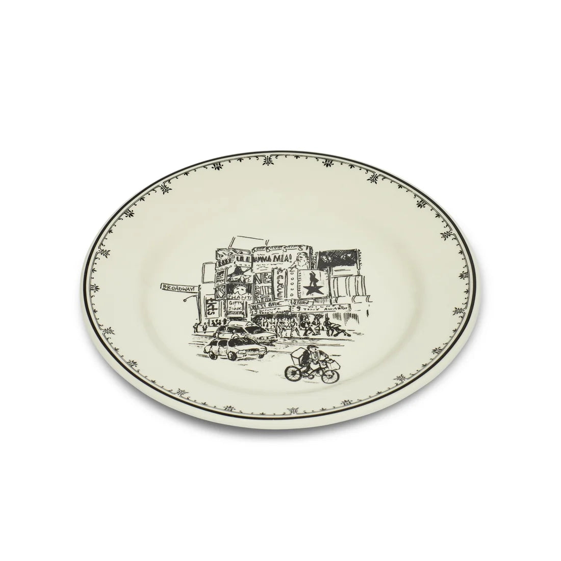 NYC TOILE - TIME SQ PLATE (8.25")