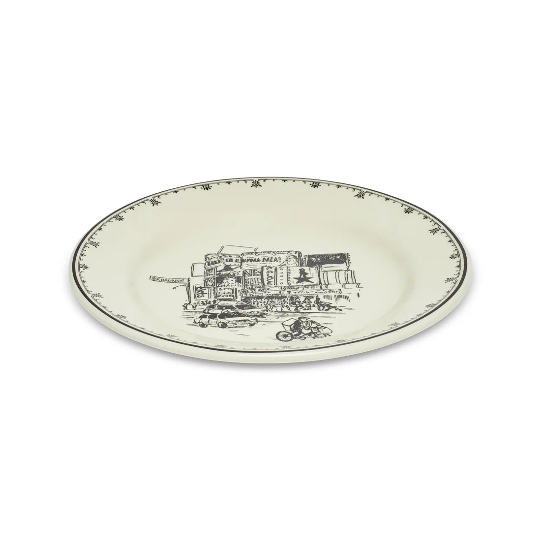 NYC TOILE - TIME SQ PLATE (8.25")