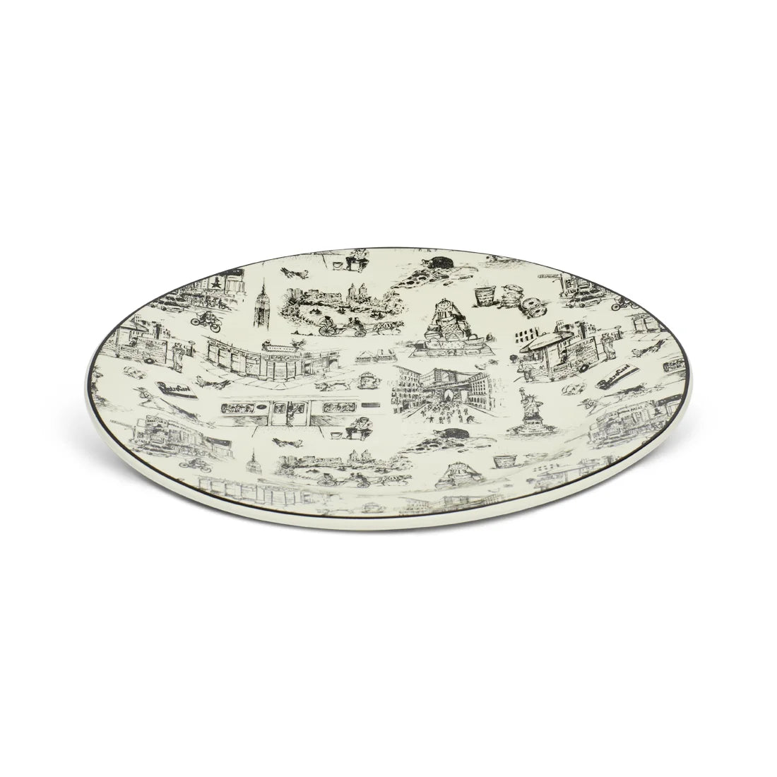 NYC TOILE - DINNER PLATE (10.25")