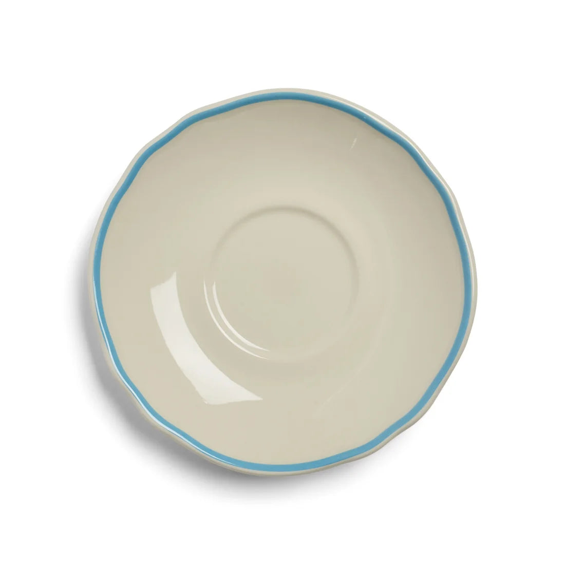 SKYBLUE SCALLOP - SAUCER (5.62")