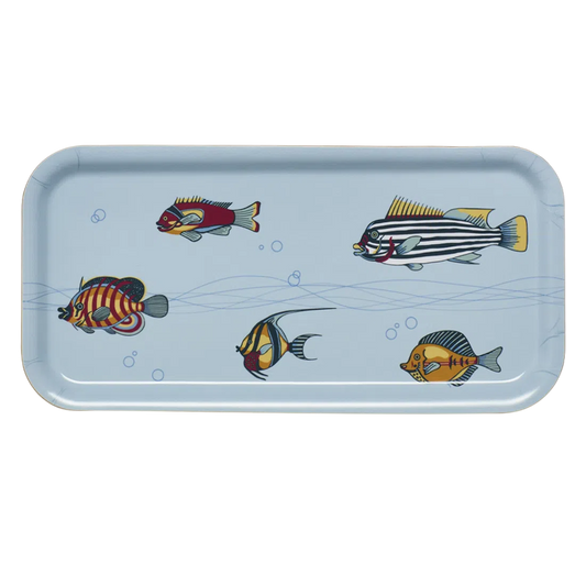 Museum Fish Tray serving and catchall piece, with a clean, polished finish and distinctive shape or artwork; useful for snacks and small bites, or for organizing jewelry, keys, and countertop essentials. Primary product view highlights the overall design and proportions.