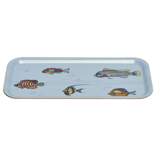 Museum Fish Tray serving and catchall piece, with a clean, polished finish and distinctive shape or artwork; useful for snacks and small bites, or for organizing jewelry, keys, and countertop essentials. Alternate product view shows more of the shape, finish, and design details.