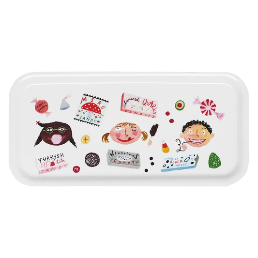 Candy Tray serving and catchall piece, with a clean, polished finish and distinctive shape or artwork; useful for snacks and small bites, or for organizing jewelry, keys, and countertop essentials. Primary product view highlights the overall design and proportions.