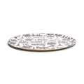 NYC Toile - Tray serving and catchall piece, with a clean, polished finish and distinctive shape or artwork; useful for snacks and small bites, or for organizing jewelry, keys, and countertop essentials. Additional view helps show the profile, scale, and decorative details.
