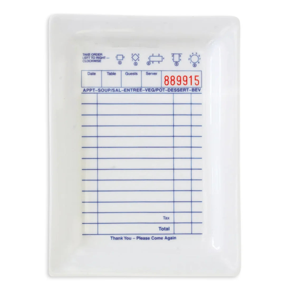 FUNNY LITTLE TRAYS - GUEST CHECK (4.5"x6.5")