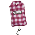 Gingham Shopper/pouch - Red reusable carryall, with eye-catching graphics or color designed to feel useful as well as expressive; a practical everyday bag for errands, books, groceries, commuting, or gifting. Primary product view highlights the overall design and proportions.